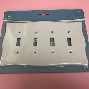 - Brainerd Quad Switch Plate Cover